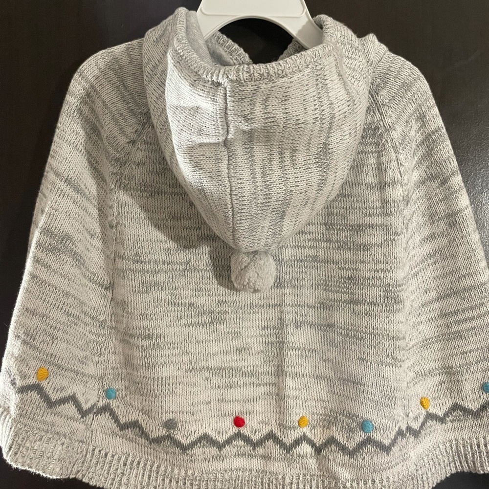 Beautiful gray girl cape